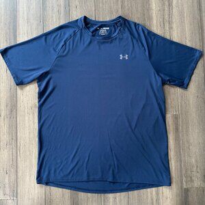 Under Armour The Tech Tee Athletic Crew Neck T-Shirt Size 2XL Tall Navy Blue